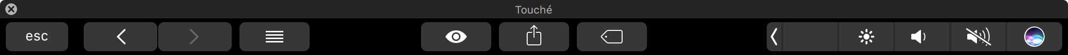 Thumbnail image of Touché's Touch Bar