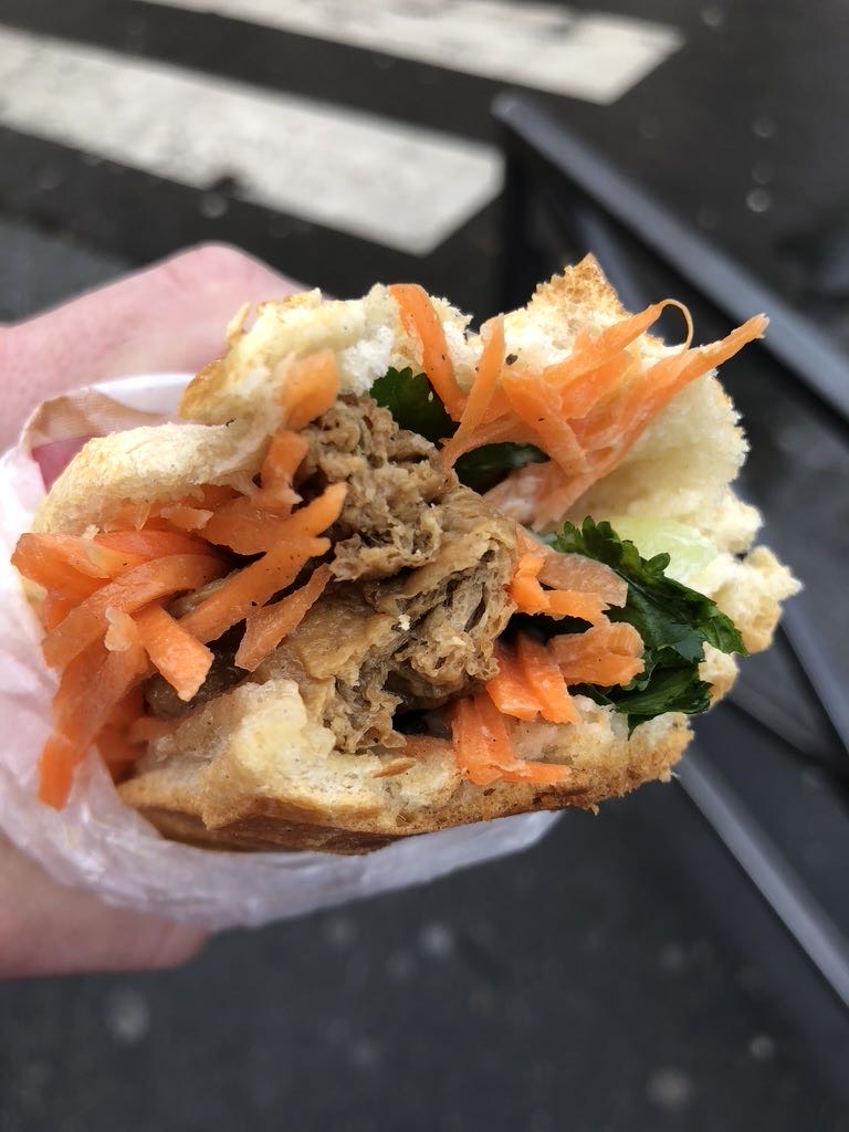 Picture of a banh mi sandwich